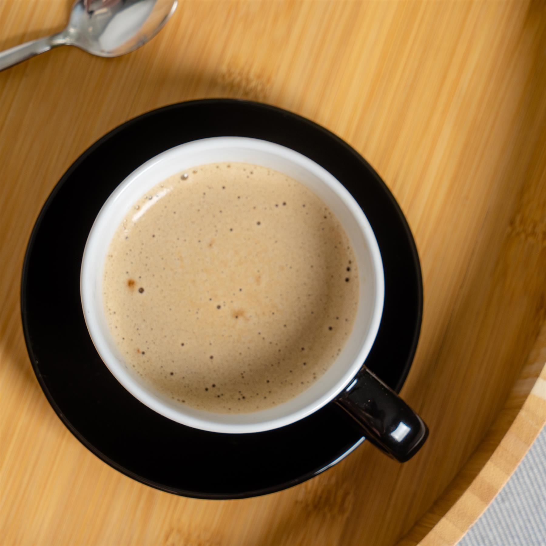 250ml Coloured China Cappuccino Cup & Saucer Set