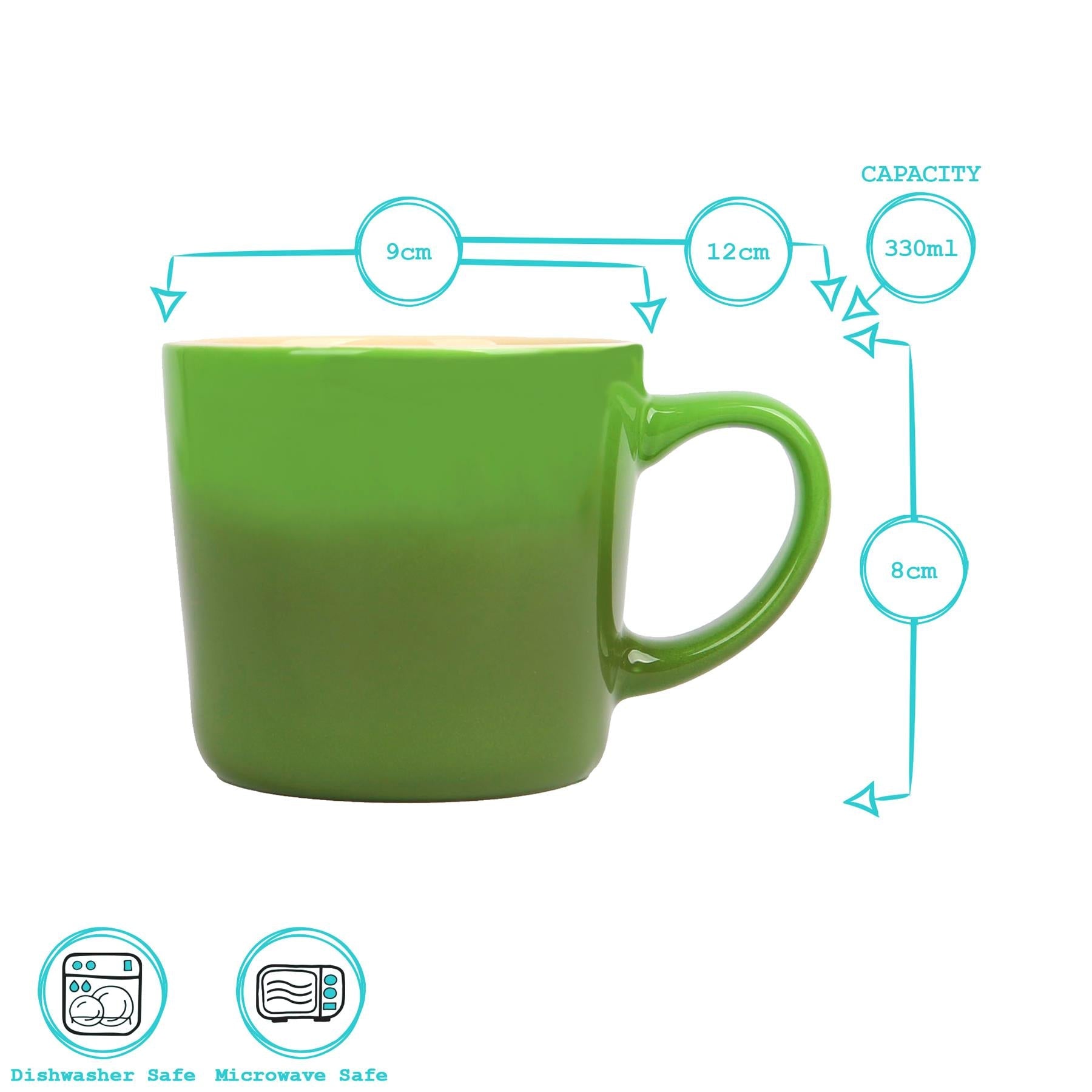 330ml New Bone China Ombre Mug