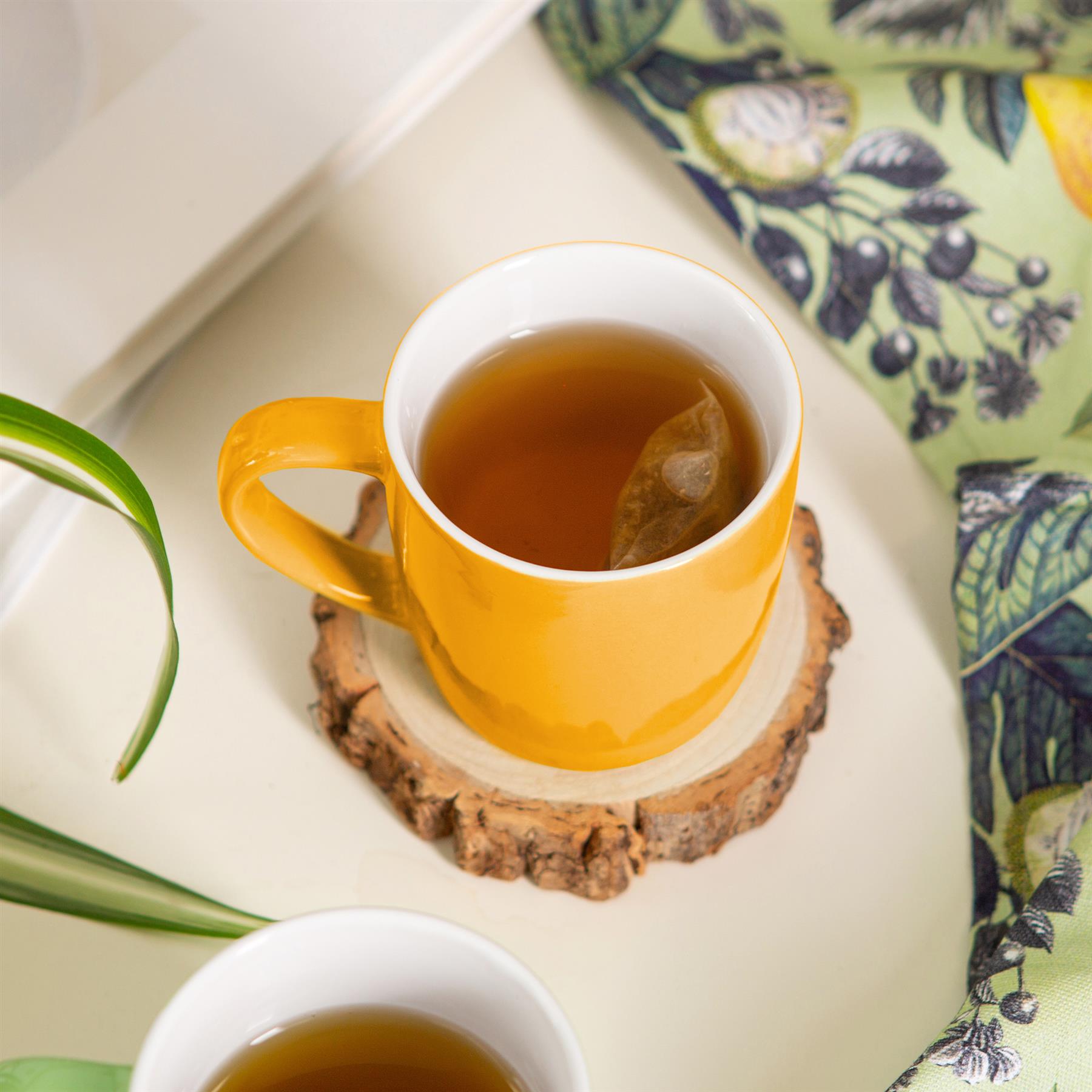 350ml Coloured Coffee Mugs - Pack of 4