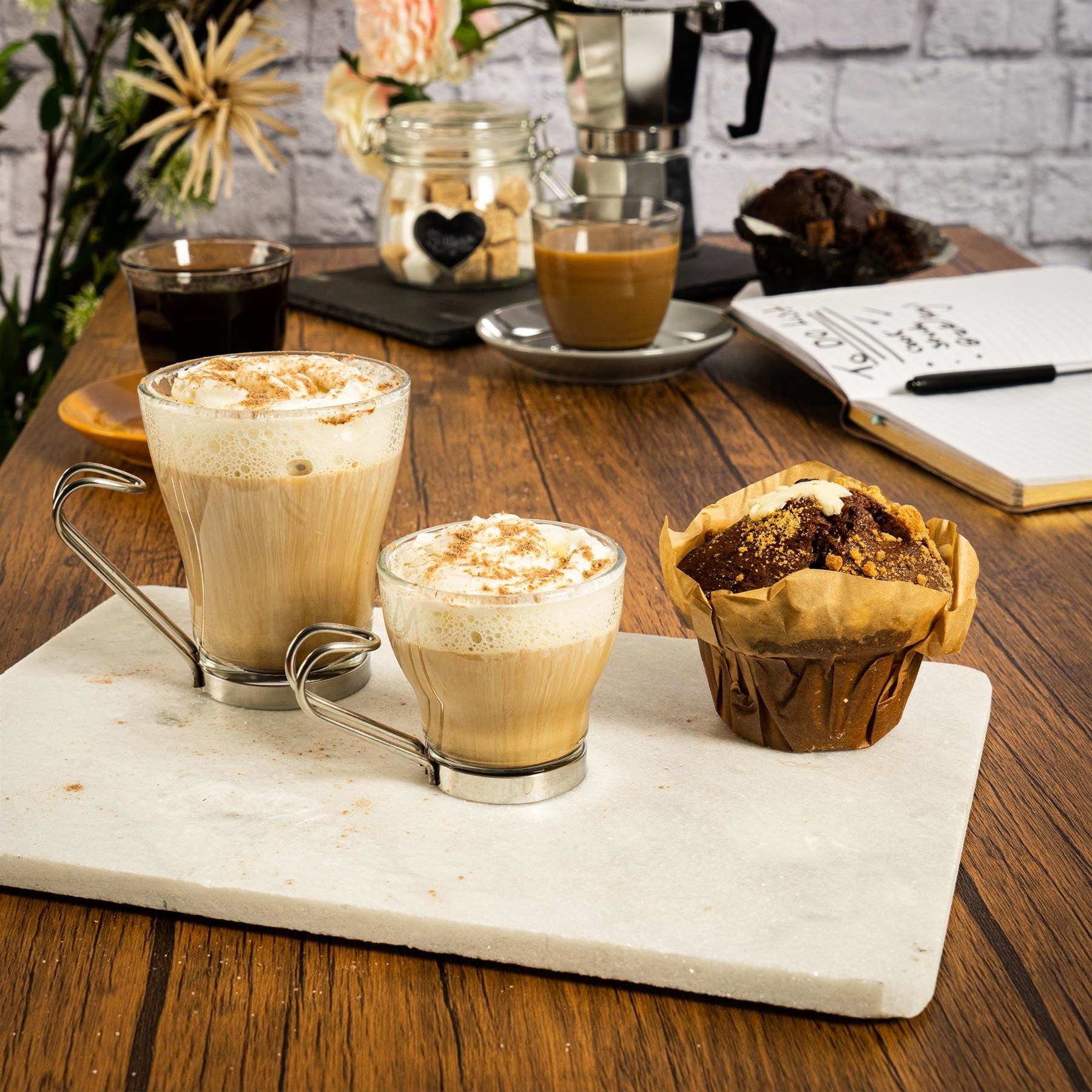 100ml Oslo Espresso Glass Cups - Pack of Six