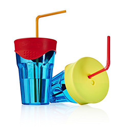 "Safe Sip Reusable Drinks Cover - Red - when they're gone, they're gone!"
