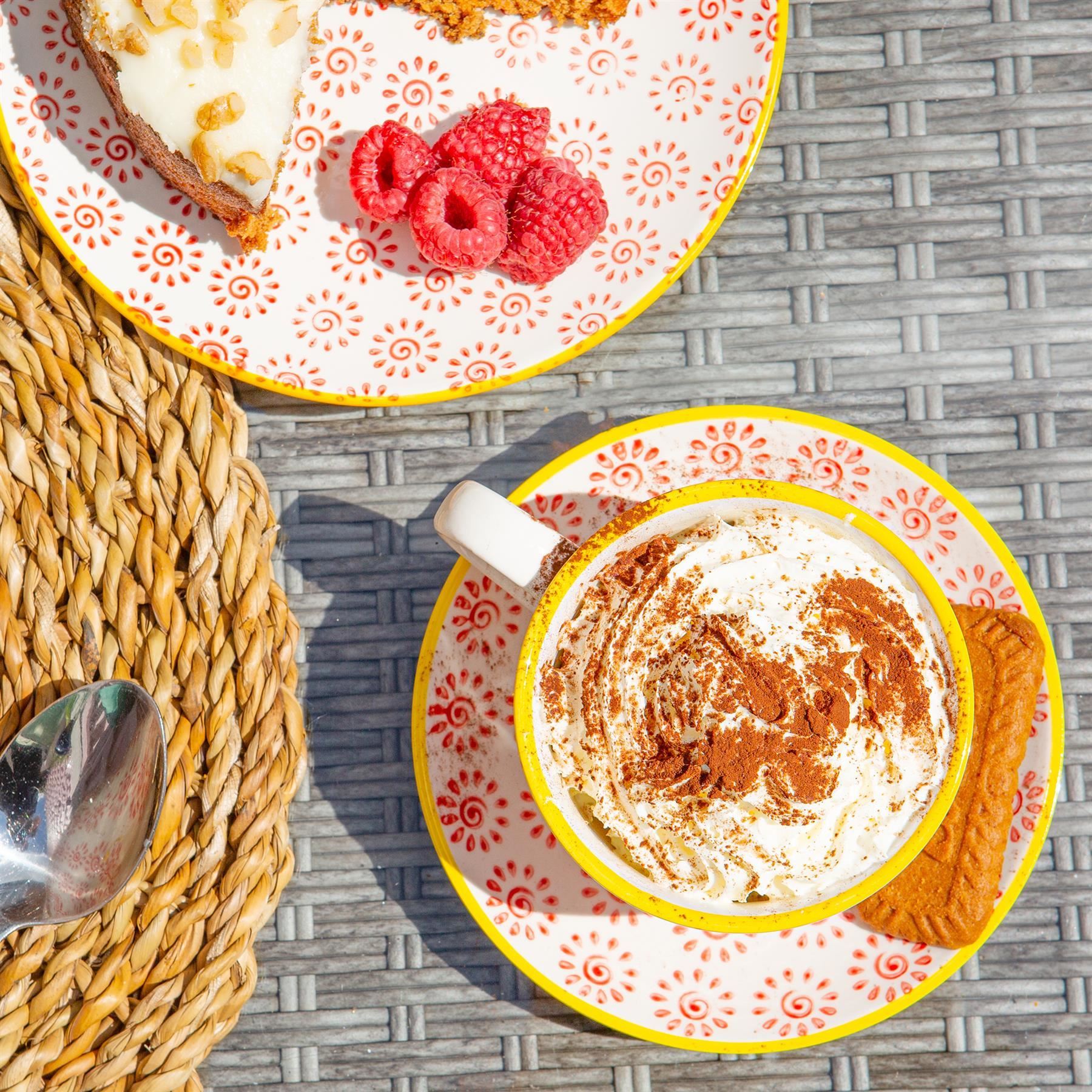 250ml Hand Printed Cappuccino & Tea Cups - Pack of Six