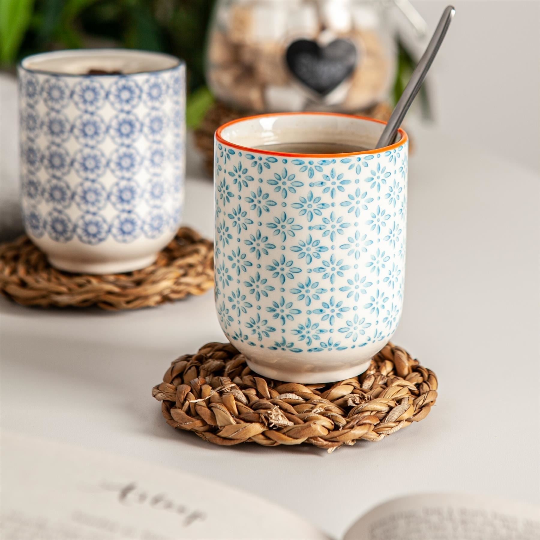 280ml Hand Printed China Tumbler