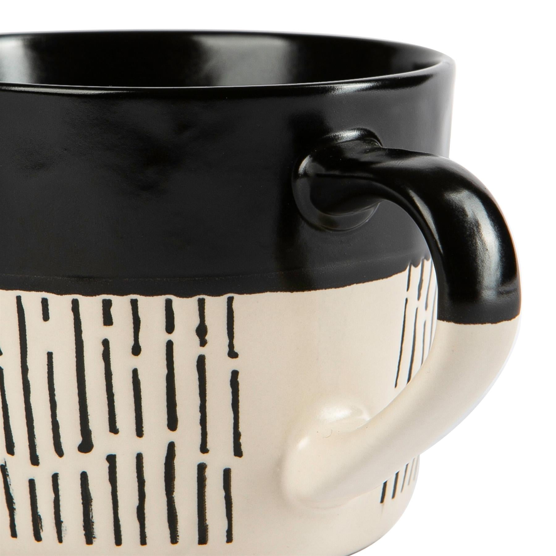 450ml Dipped Dash Stoneware Coffee Mug