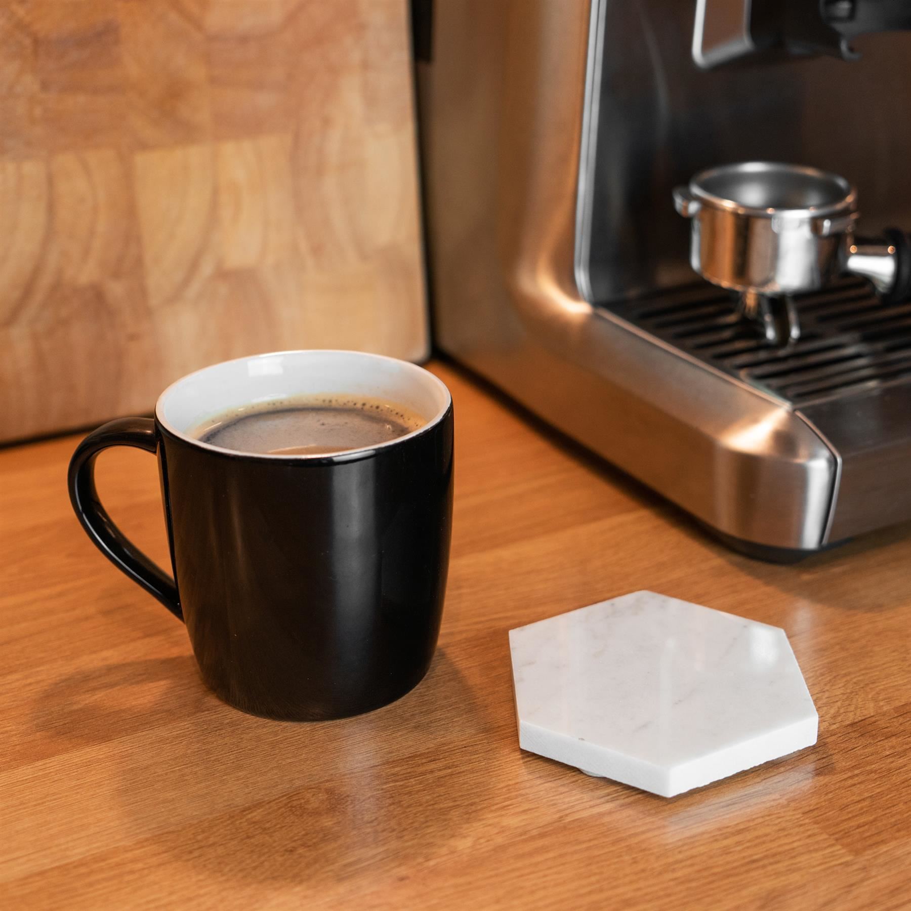 350ml Contemporary Coffee Mugs - Two Colours - Pack of Six