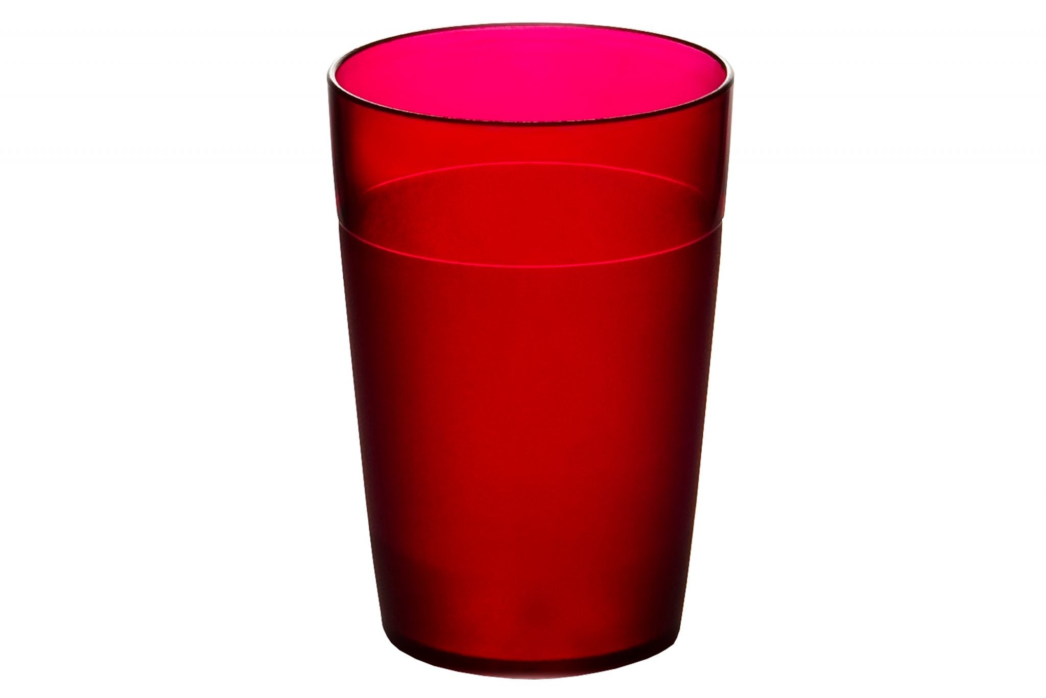 250ml Frosted Tumbler - Red