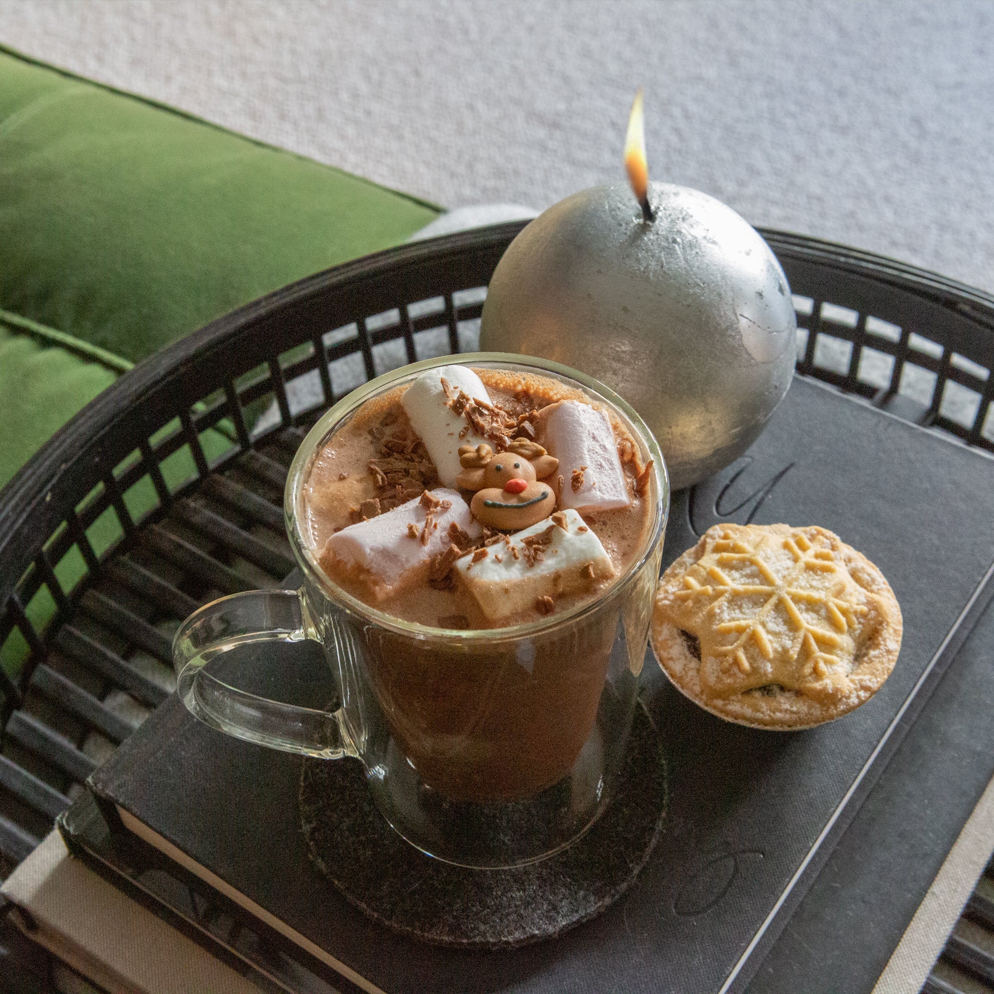 285ml Double Walled Glass Mugs - Pack of Two