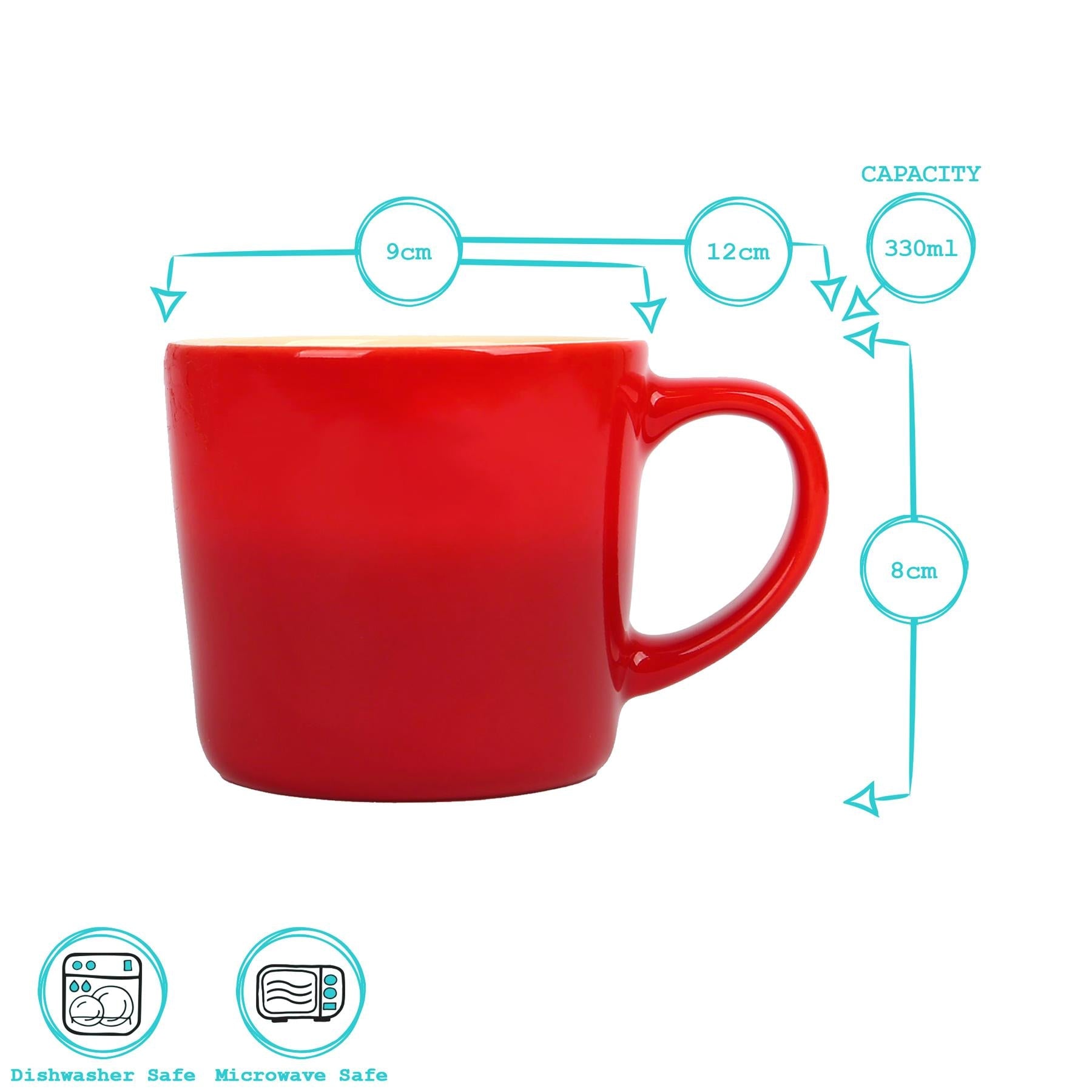 330ml New Bone China Ombre Mug