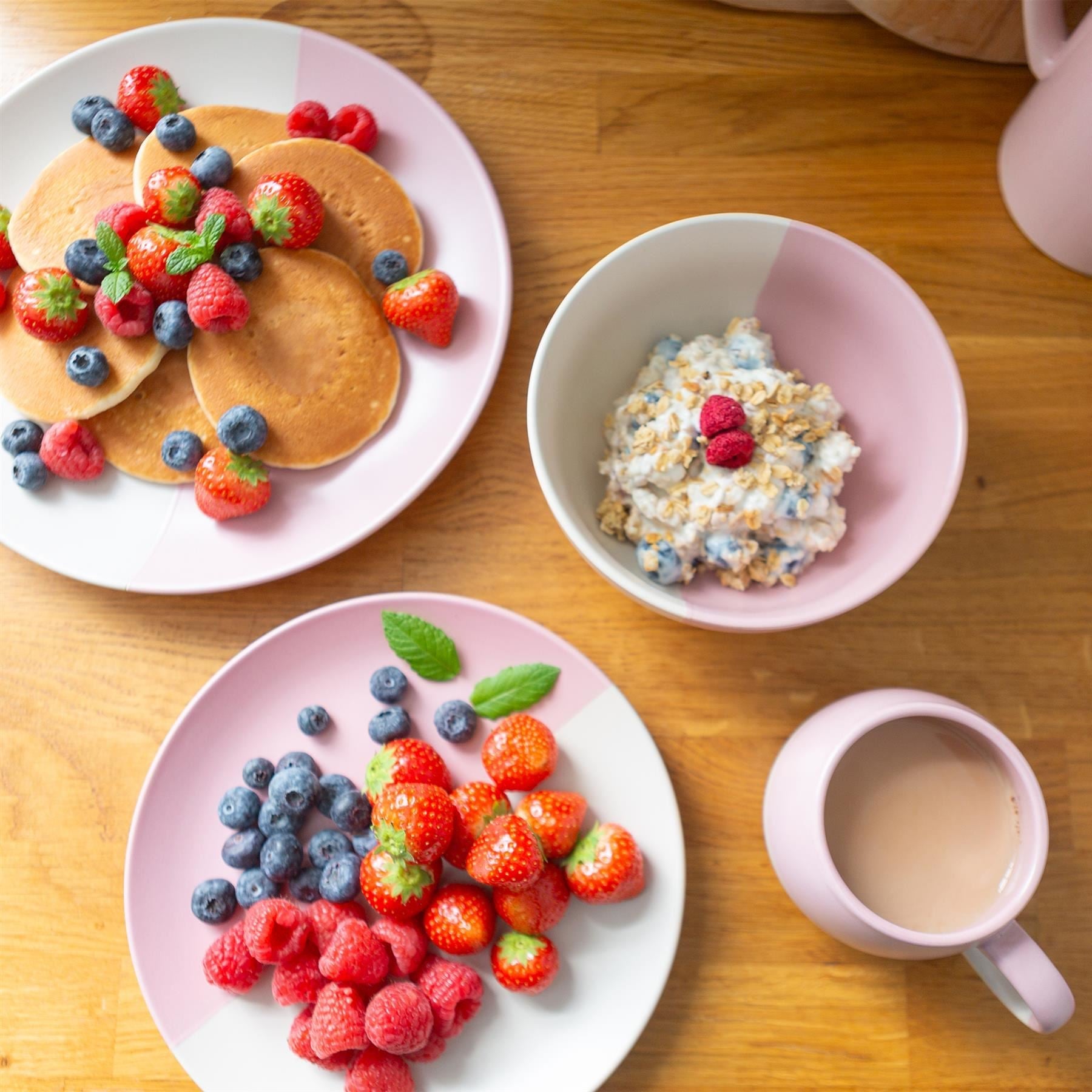 340ml Colour Block Sphere Stoneware Mug - Navy