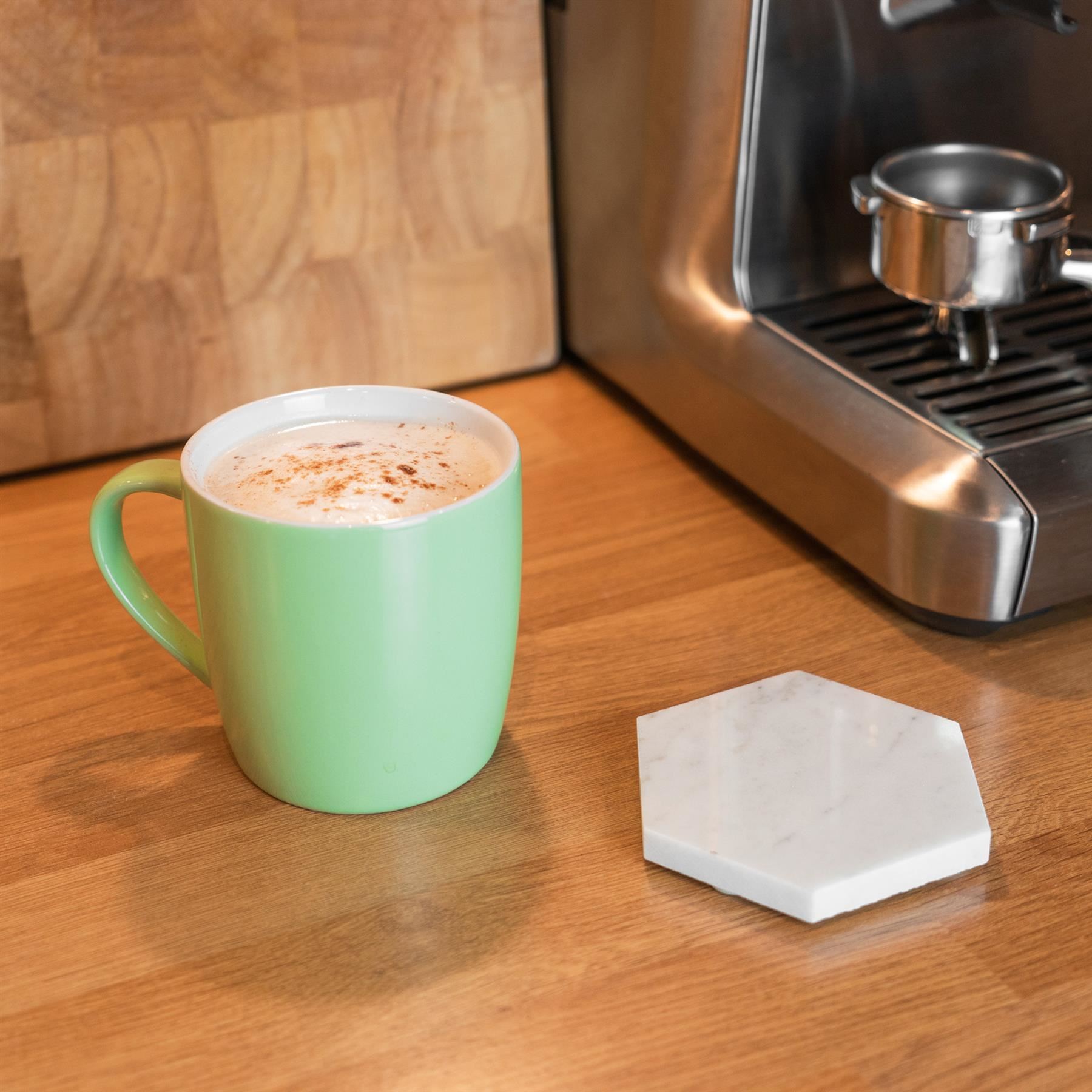 350ml Contemporary Coffee Mugs - Two Colours - Pack of Six