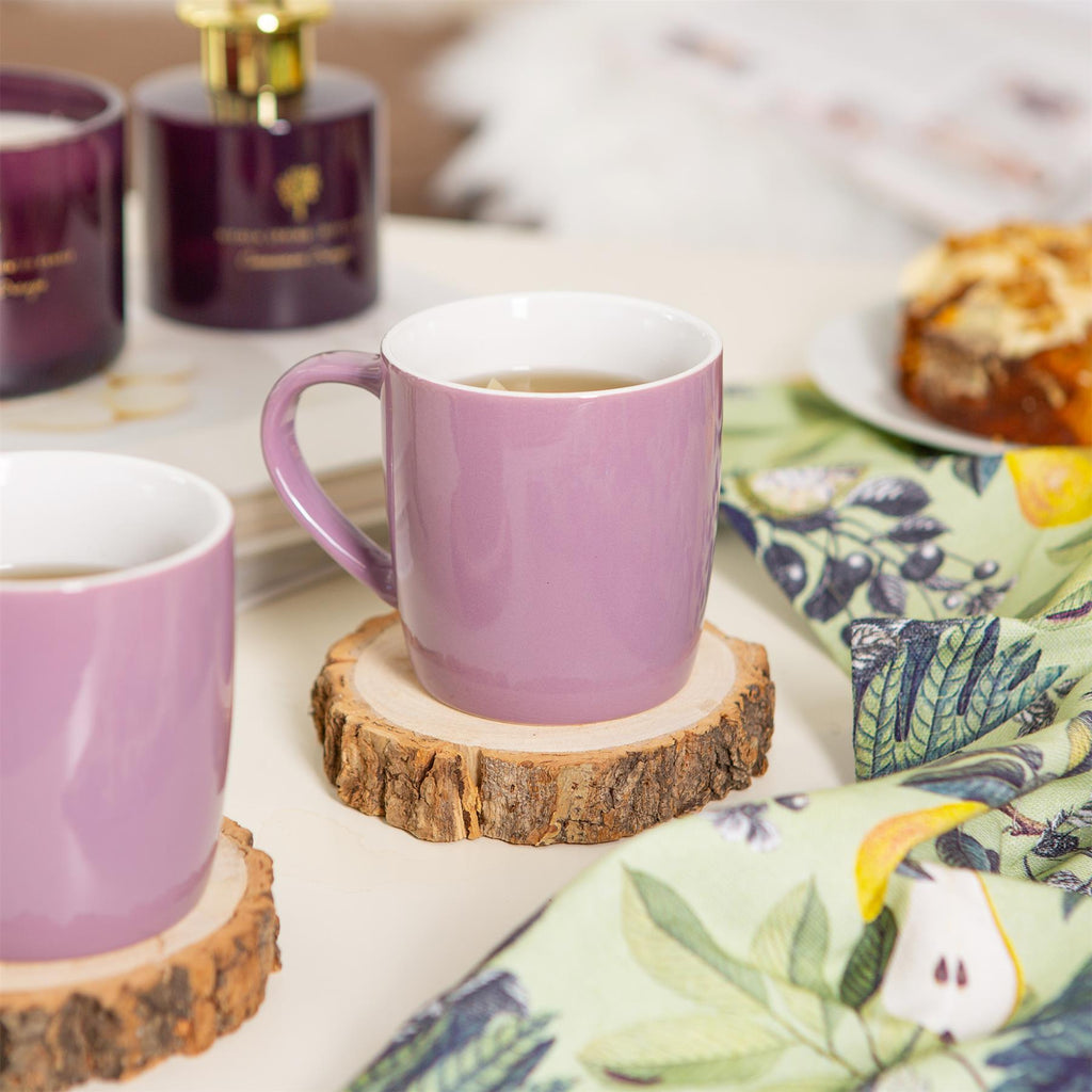 350ml Coloured Coffee Mugs - Pack of 2