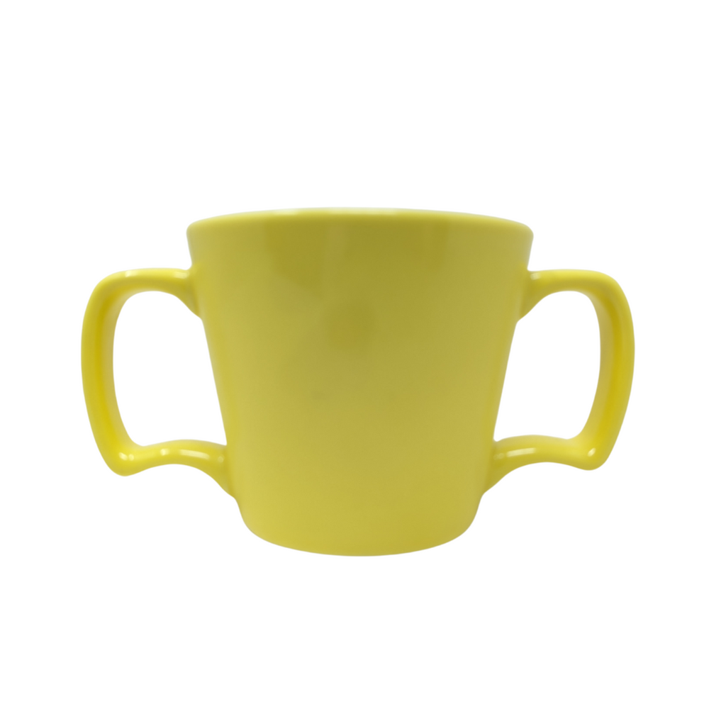 Olympia Heritage Double Handle 300ml Mug - Yellow