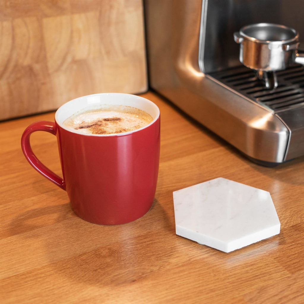 350ml Contemporary Coffee Mugs - Two Colours - Pack of Six