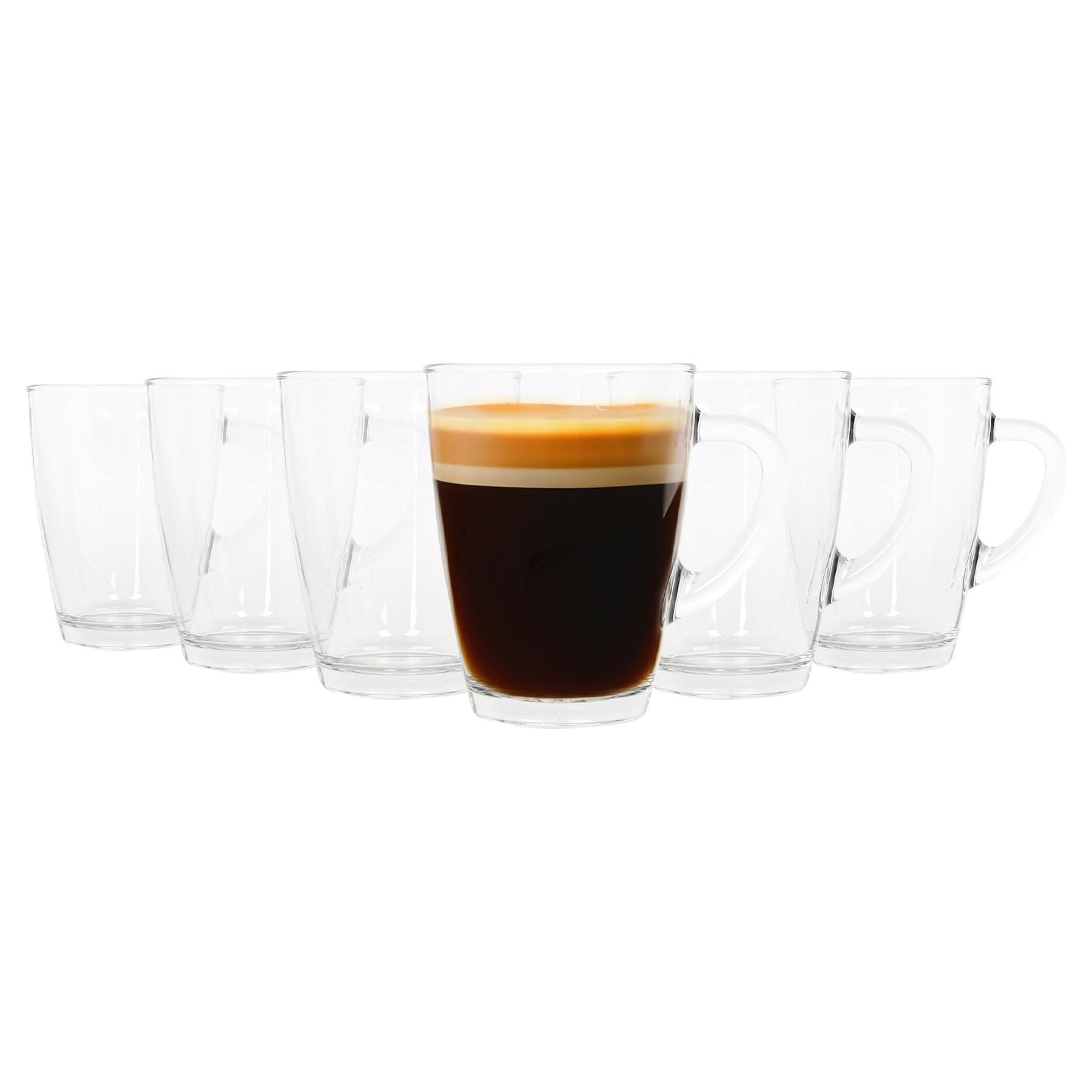 350ml Vega Glass Coffee Cups - Pack of Six