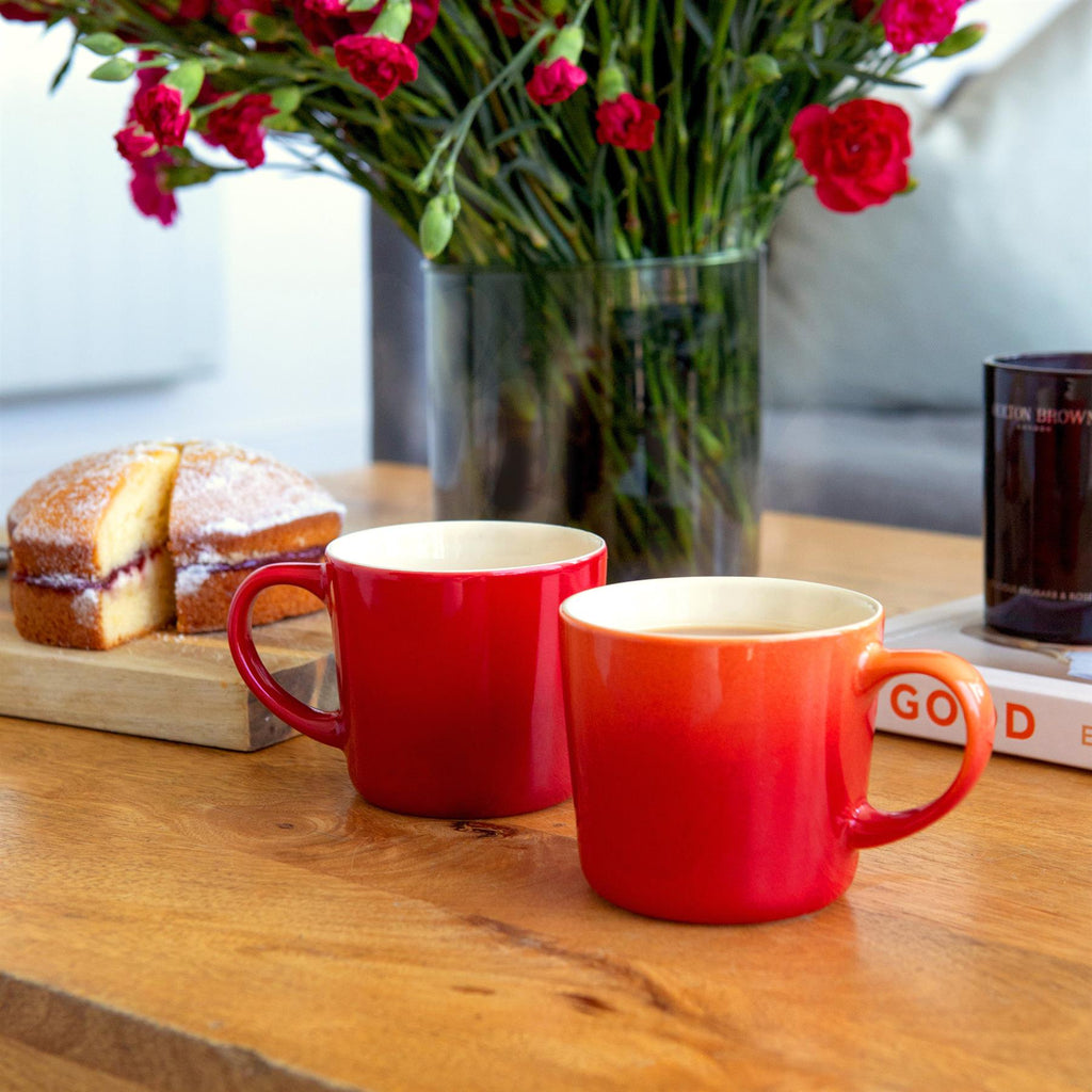 330ml New Bone China Ombre Mugs - Pack of 6