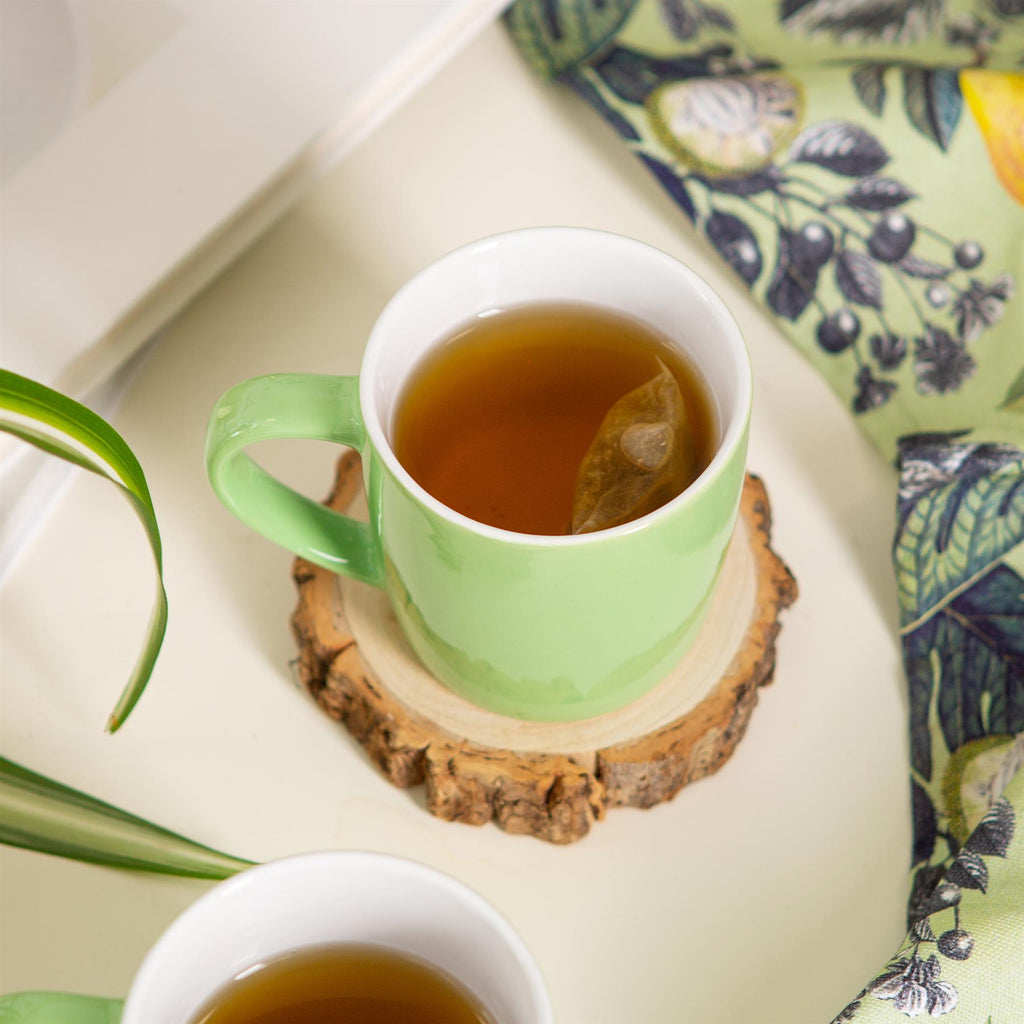 350ml Coloured Coffee Mugs - Pack of 4