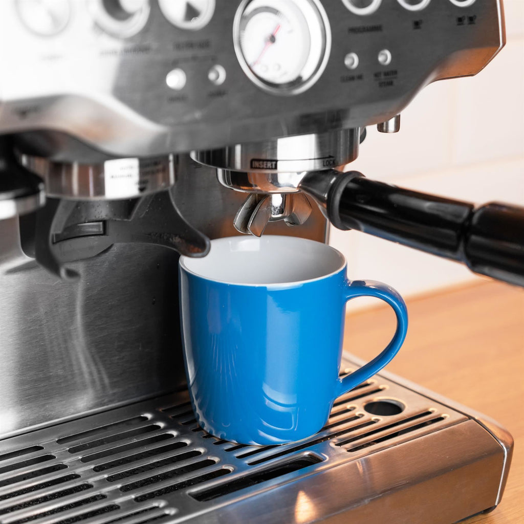 350ml Contemporary Coffee Mugs - Two Colours - Pack of Six