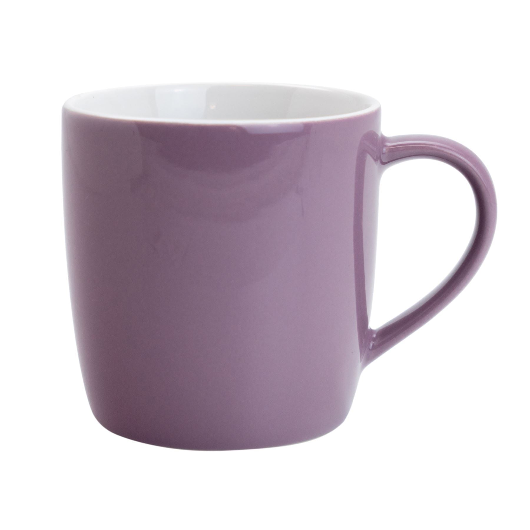 350ml Contemporary Coffee Mugs - Three Colours - Pack of Six