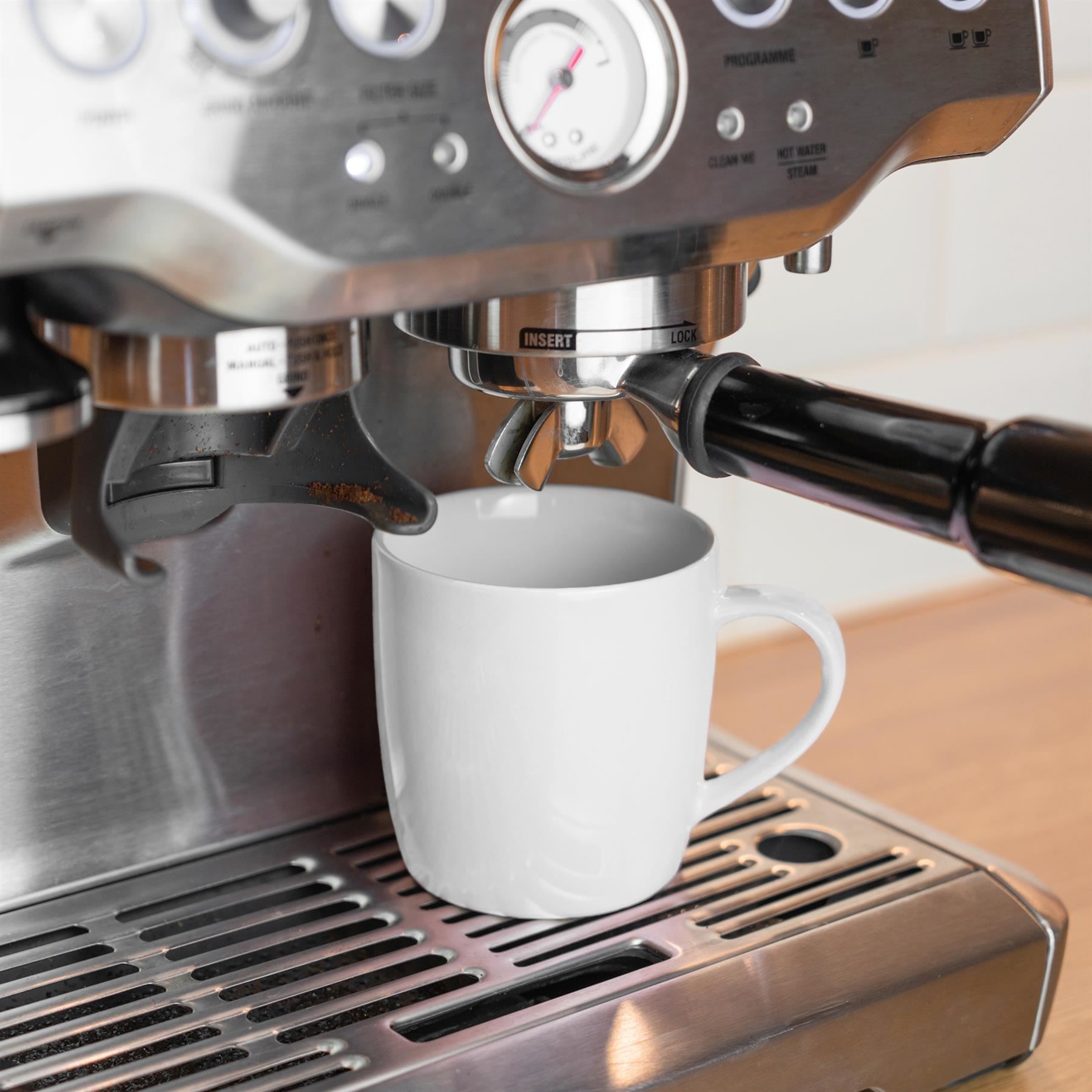 350ml Contemporary Coffee Mugs - Two Colours - Pack of Six