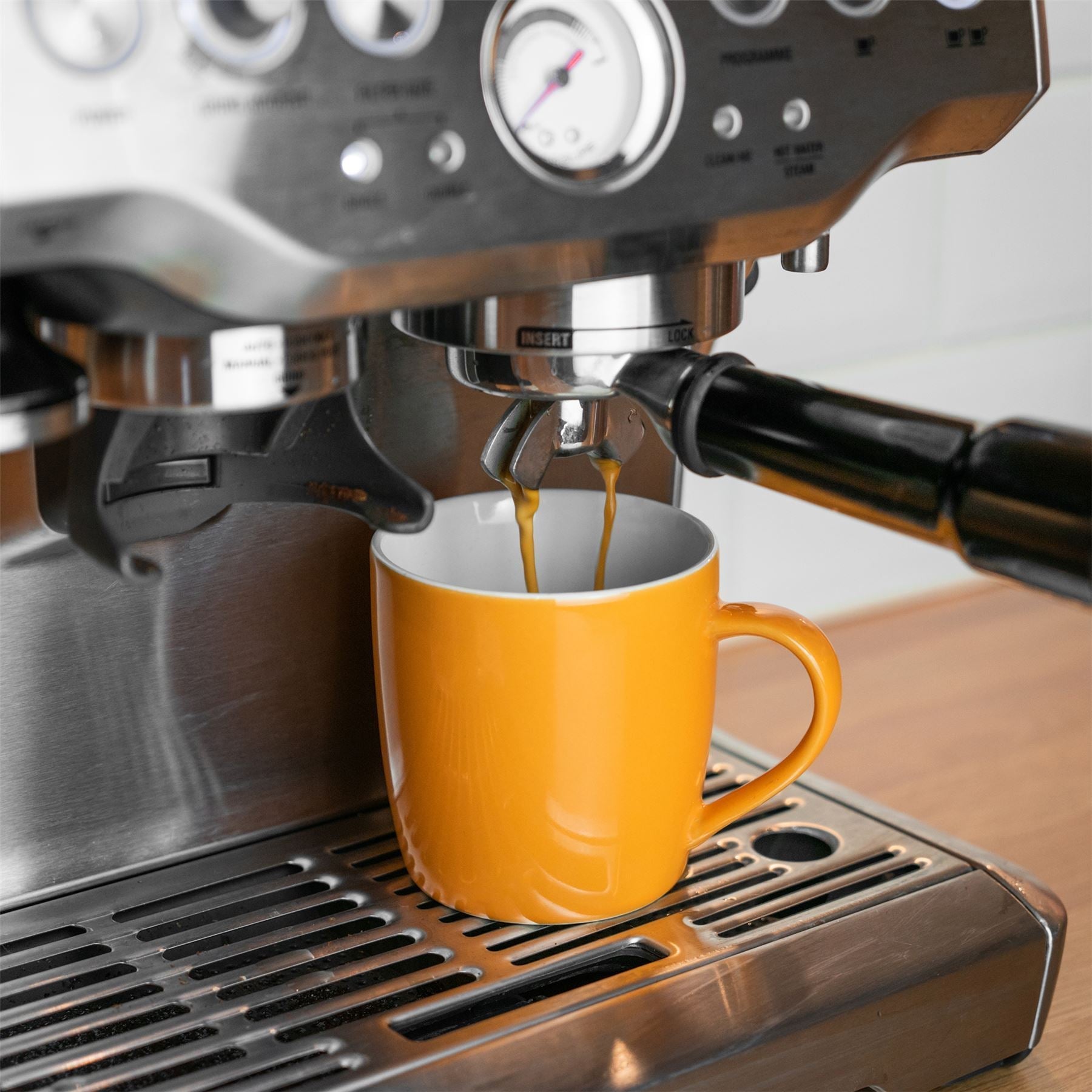 350ml Contemporary Coffee Mugs - Two Colours - Pack of Six