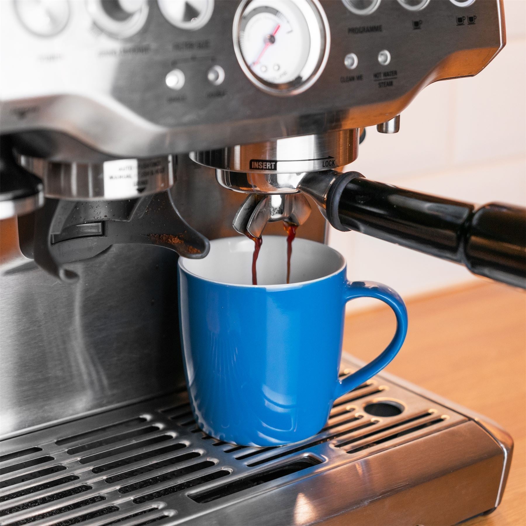 350ml Contemporary Coffee Mugs - Two Colours - Pack of Six