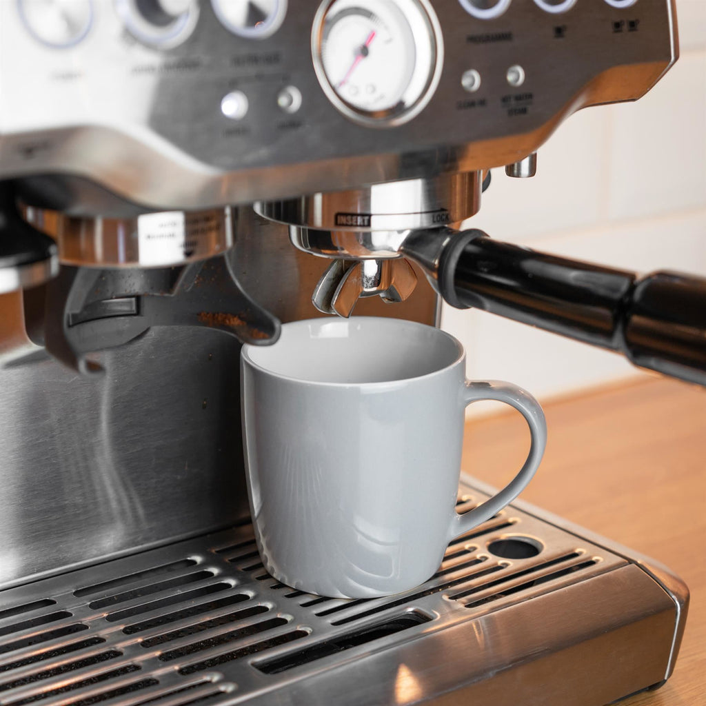 350ml Contemporary Coffee Mugs - Two Colours - Pack of Six