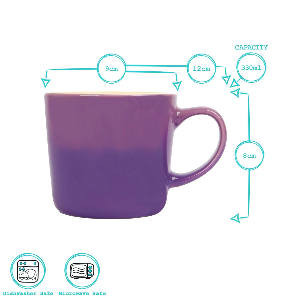 330ml New Bone China Ombre Mug