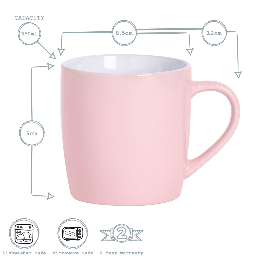 350ml Coloured Coffee Mug