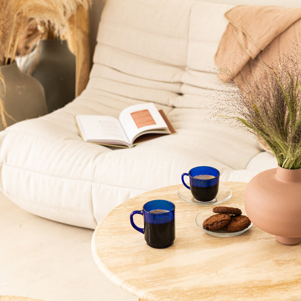 260ml Versailles Glass Mugs - Pack of Six