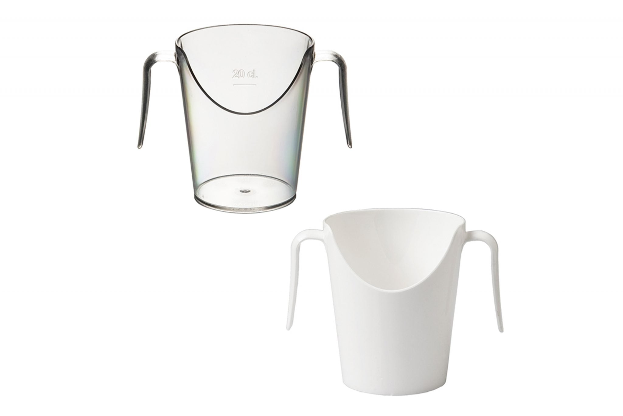 Two Handled Polycarbonate Nose Cup