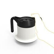 Non Tip Twin Handle Tumbler Green/Red/White