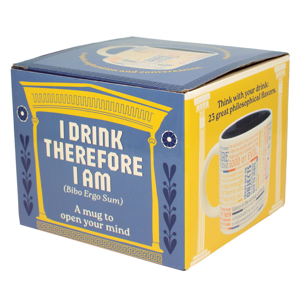 I Drink Therefore I Am (Philosophy) Quote Mug