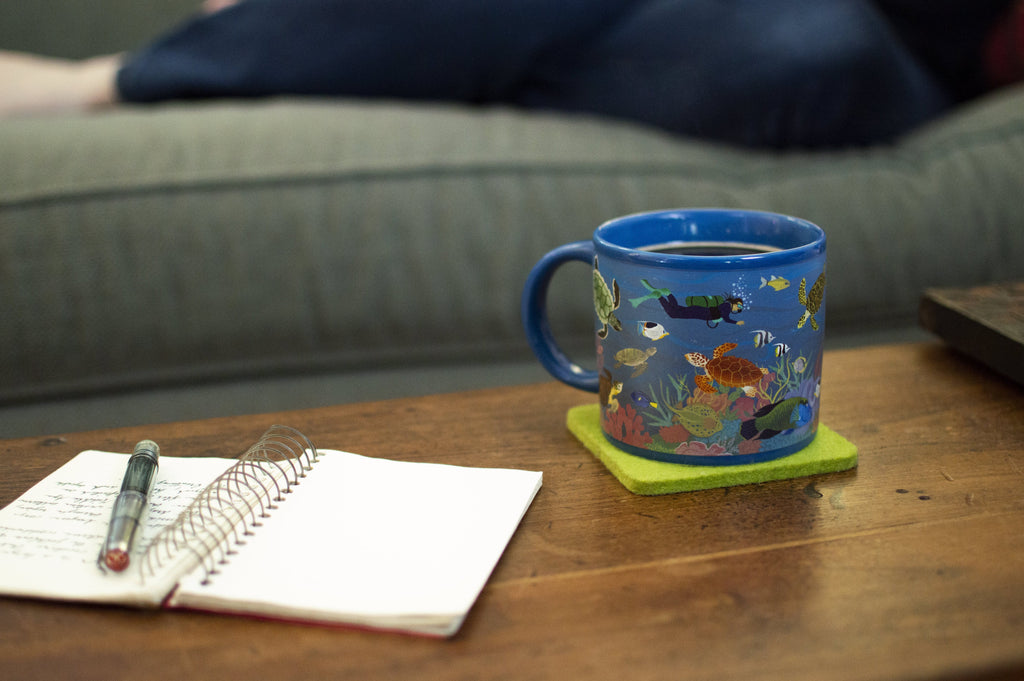 Sea Turtles at the Coral Reef Mug