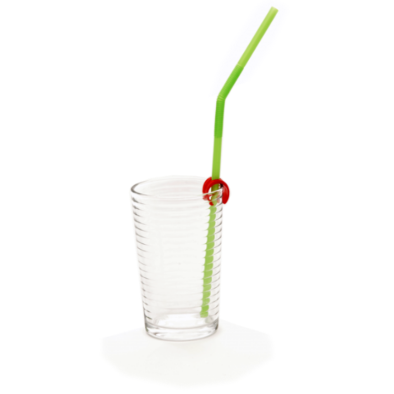 Strawberi Hands-Free Straw Holder Clip