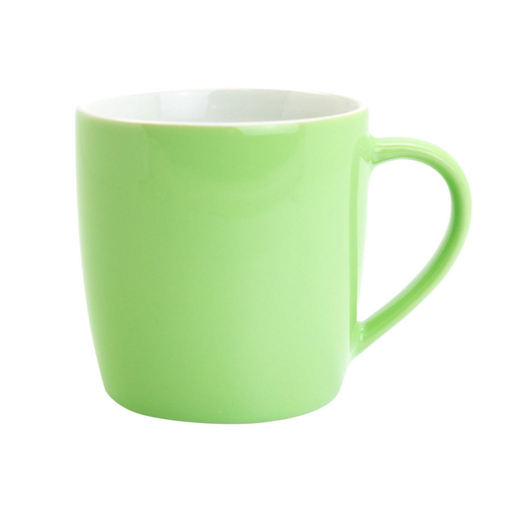 350ml Coloured Coffee Mugs - Pack of Six
