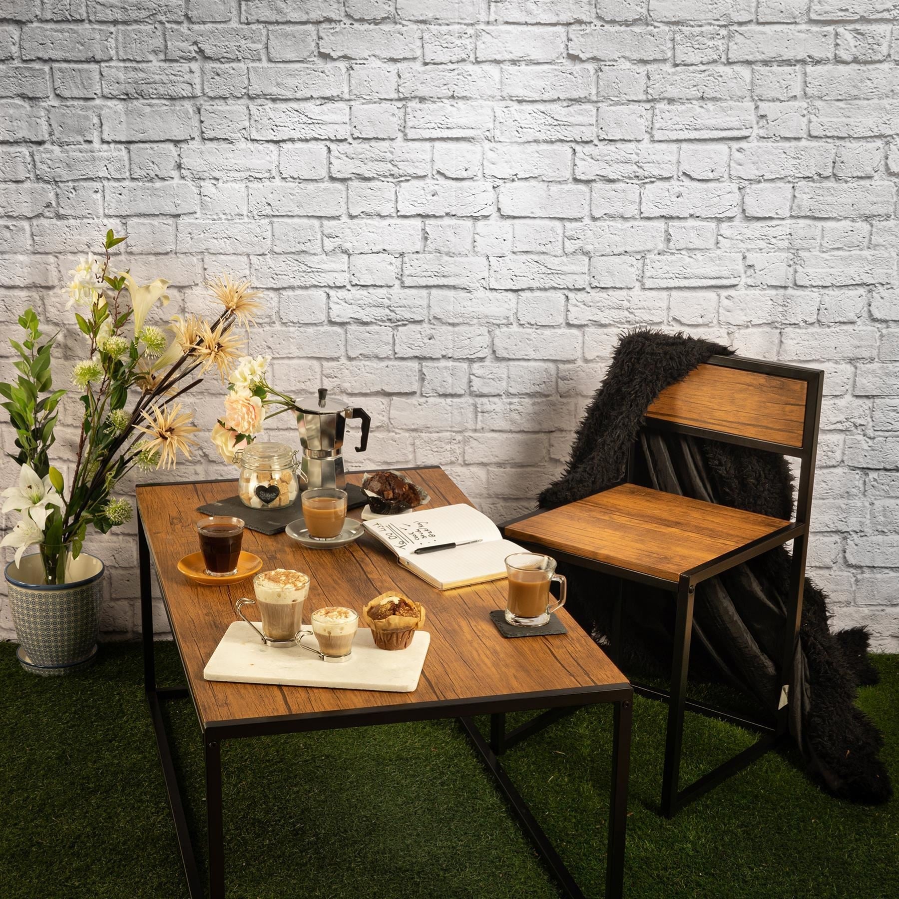 200ml Picardie Glass Coffee Cups & Saucers - Pack of Six