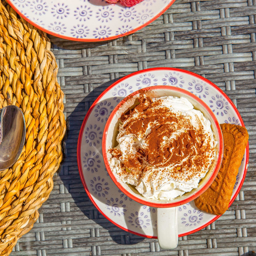 250ml Hand Printed Cappuccino & Tea Cups - Pack of Six