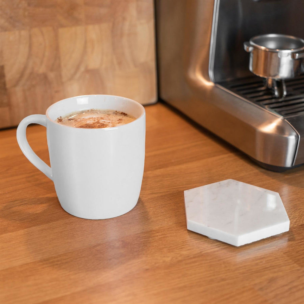 350ml Contemporary Coffee Mugs - Three Colours - Pack of Six