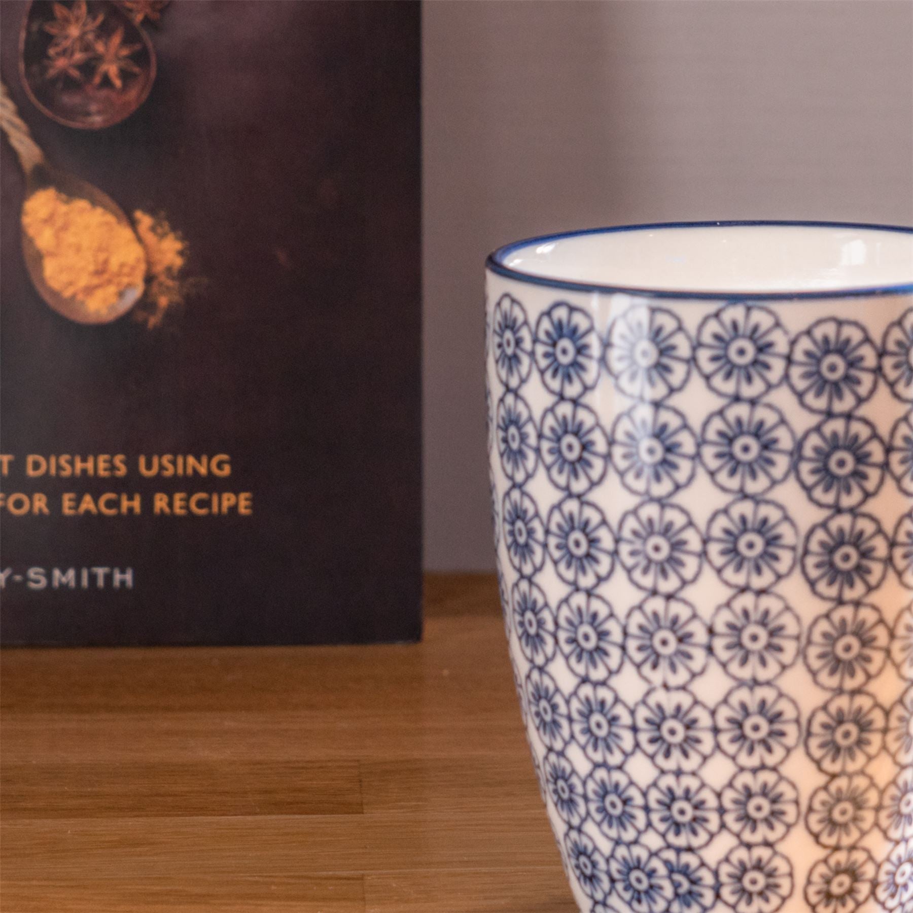 360ml Hand Printed China Coffee Mug