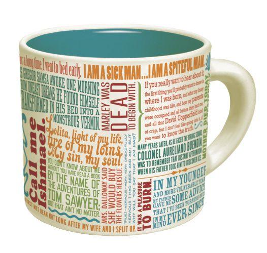 First Lines Literature Mug