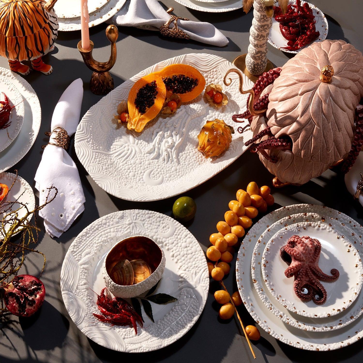 Haas Mojave Mug - White + Gold