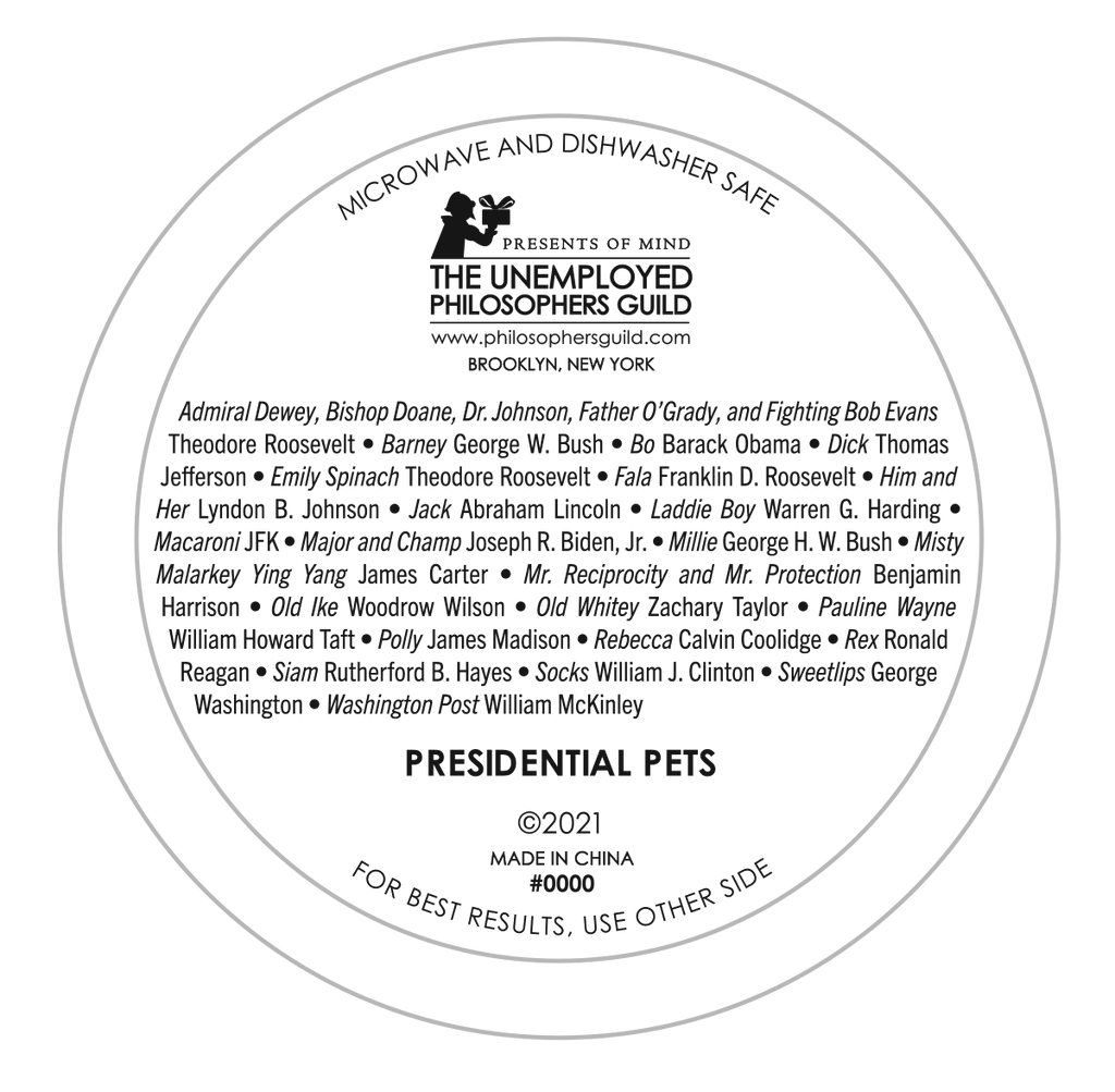 Presidential Pets Mug