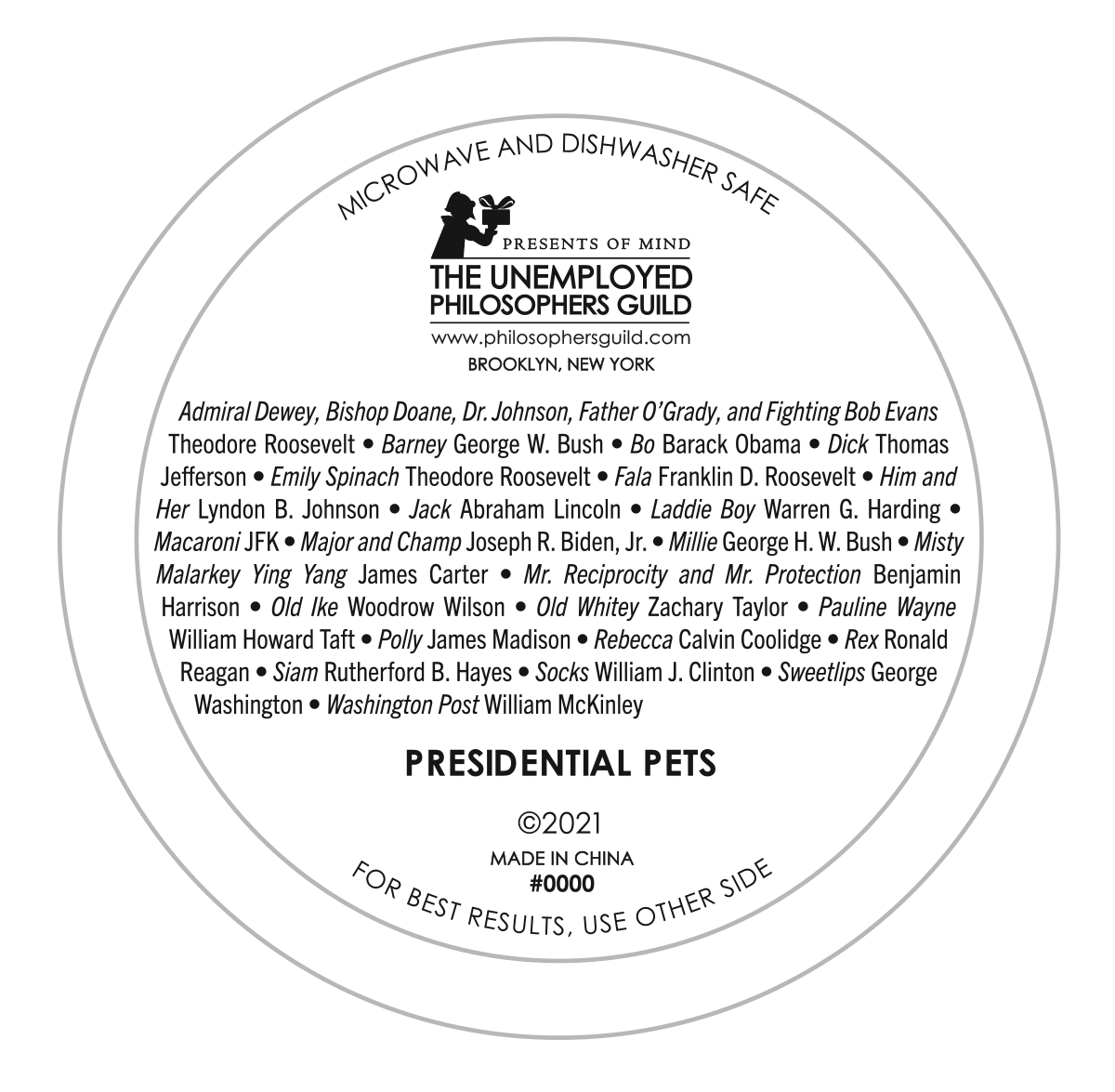 Presidential Pets Mug