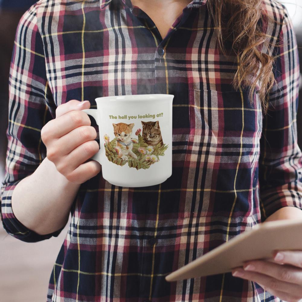 """THE HELL YOU..."" MUG"